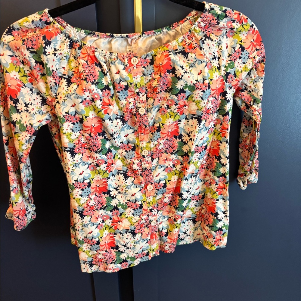GAP Multicolor Floral Blouse